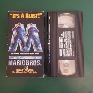 Super Mario Bros. (VHS, 1993) Nintendo Video Tape OOP Movie Vintage 90s Classic